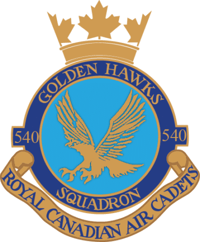 540 Golden Hawks crest